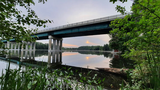 Trouve Le Faible Soleil Pont Jacques Cartier De Sherbrooke 17 Juillet 2021 (Vue K1) 5H59 Cliquez